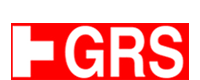 GRS certified gemstone with white text on a red background, symbolizing trusted quality, authenticity, and global gem certification standards